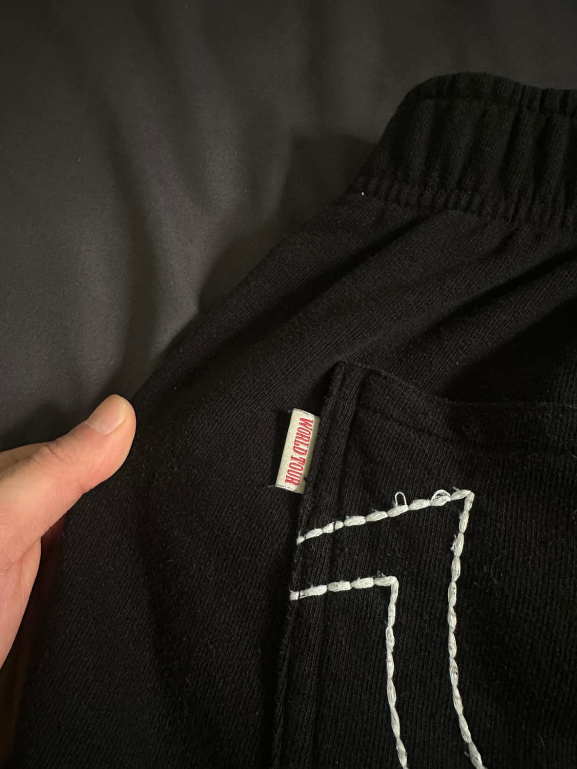 (센트럴 씨) 트루 릴리전 벤딩 스웻팬츠 블랙 L / 와이드 오버핏 상품이미지4