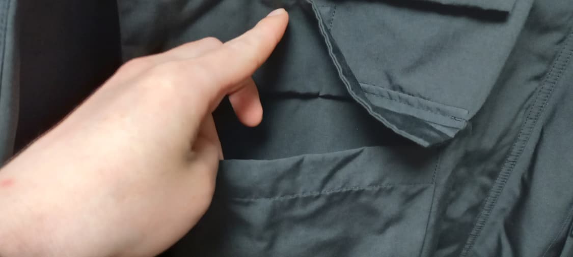 에잇세컨즈 쉘파카 야상 자켓 블랙 XL 상품이미지4