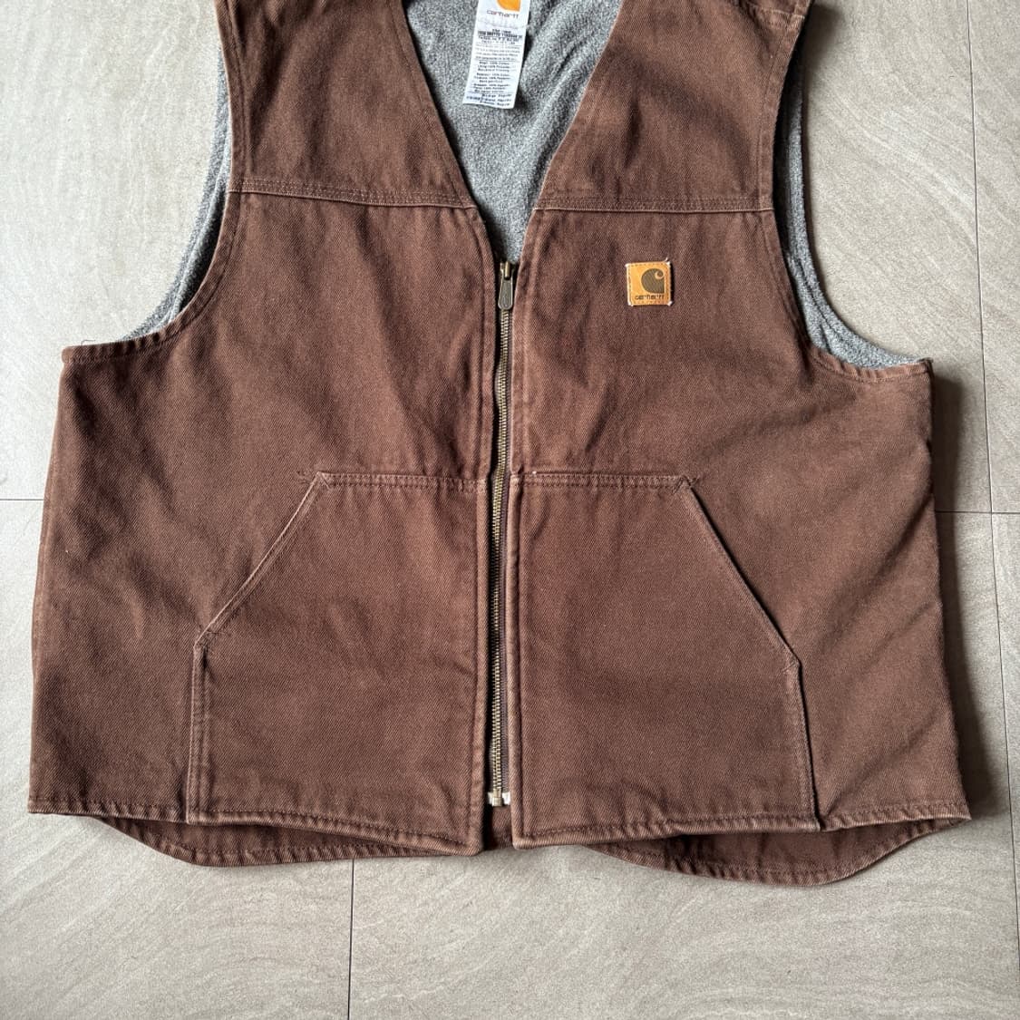 칼하트 정품 덕 캔버스 조끼 상품이미지4