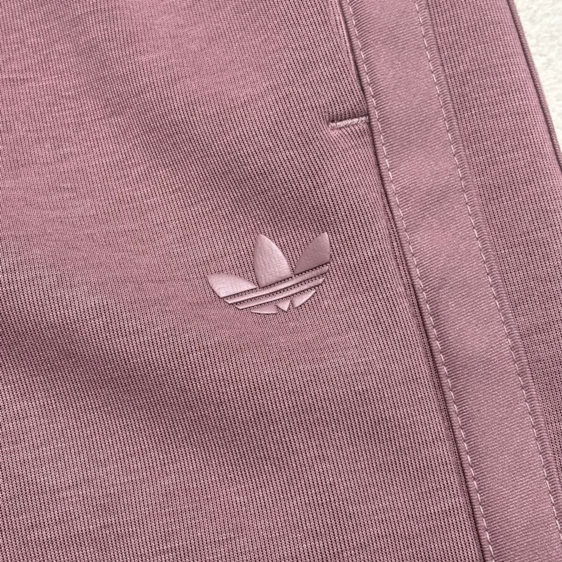 ADIDAS 스트라이프 와이드 팬츠 핑크 S 상품이미지2