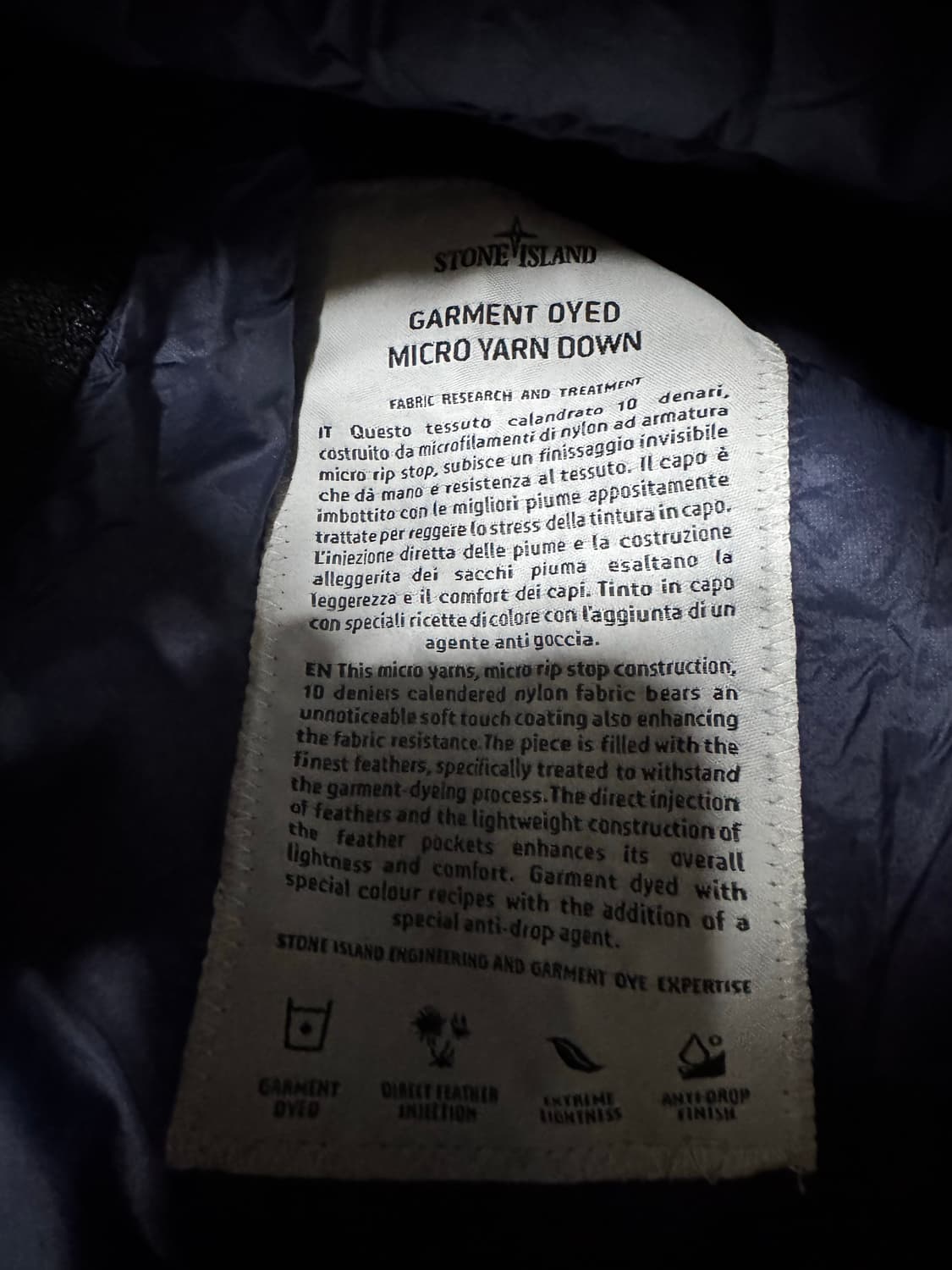S 스톤아일랜드 마이크로얀 경량패딩 상품이미지9