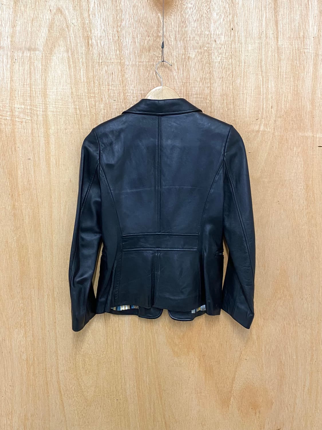 VTG leather blazer jacket 양가죽 레더 마이 자켓 상품이미지6