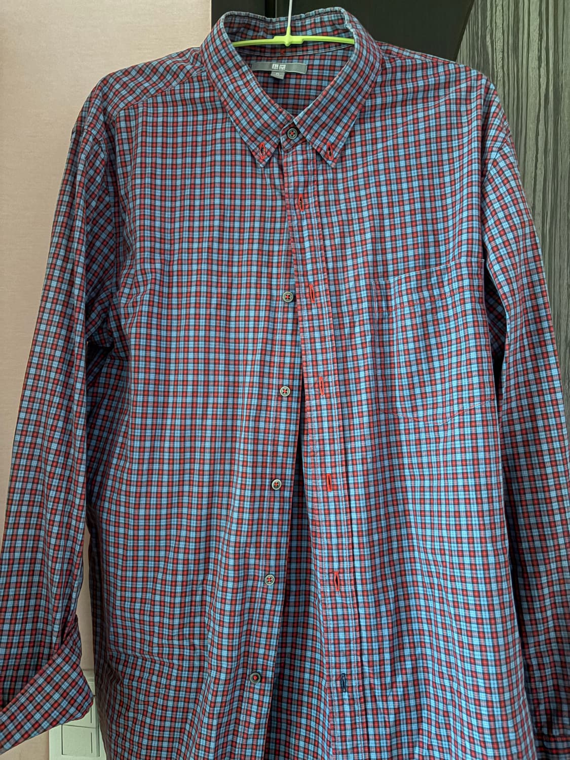 유니클로 체크셔츠 상품이미지2