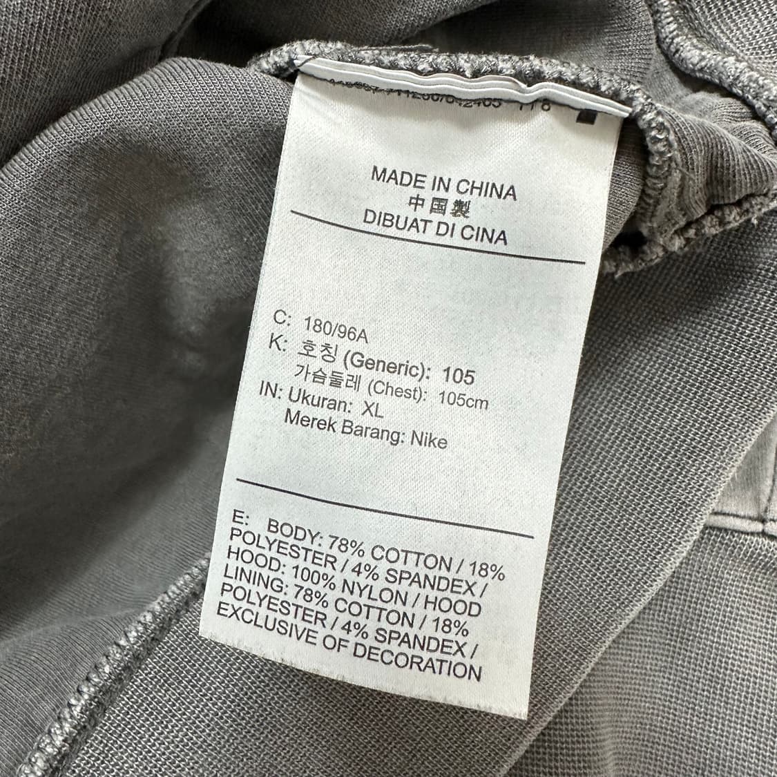 나이키 조던 엔지니어드23 가먼트워싱 후드 아노락  상품이미지5