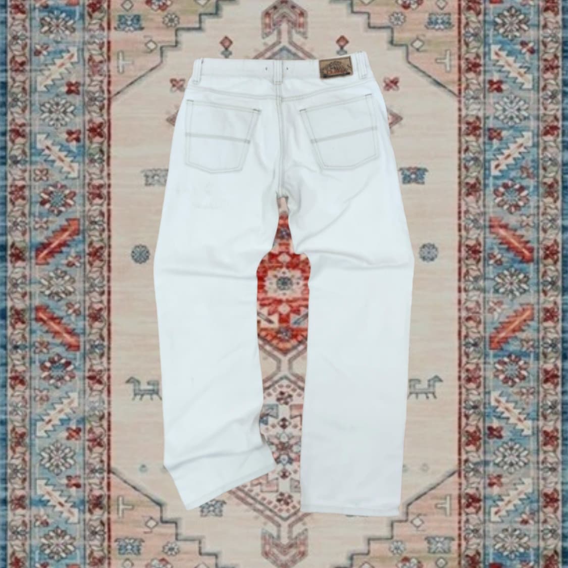 L.L.Bean vintage 화이트 데님 팬츠 30 상품이미지3