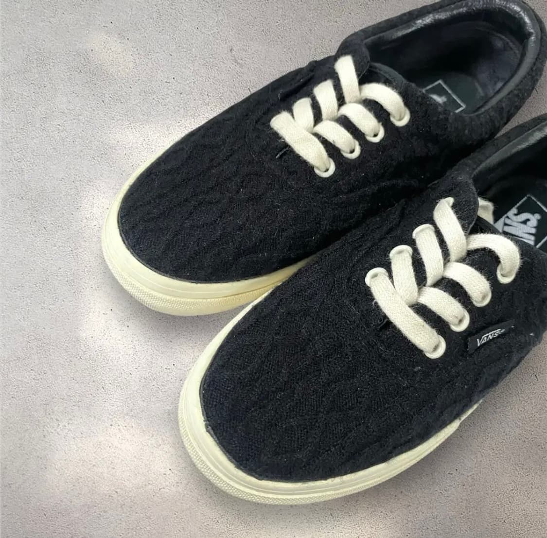 [225] 반스 에라 크로쉐 니트 스니커즈 블랙 (No.519) 상품이미지9