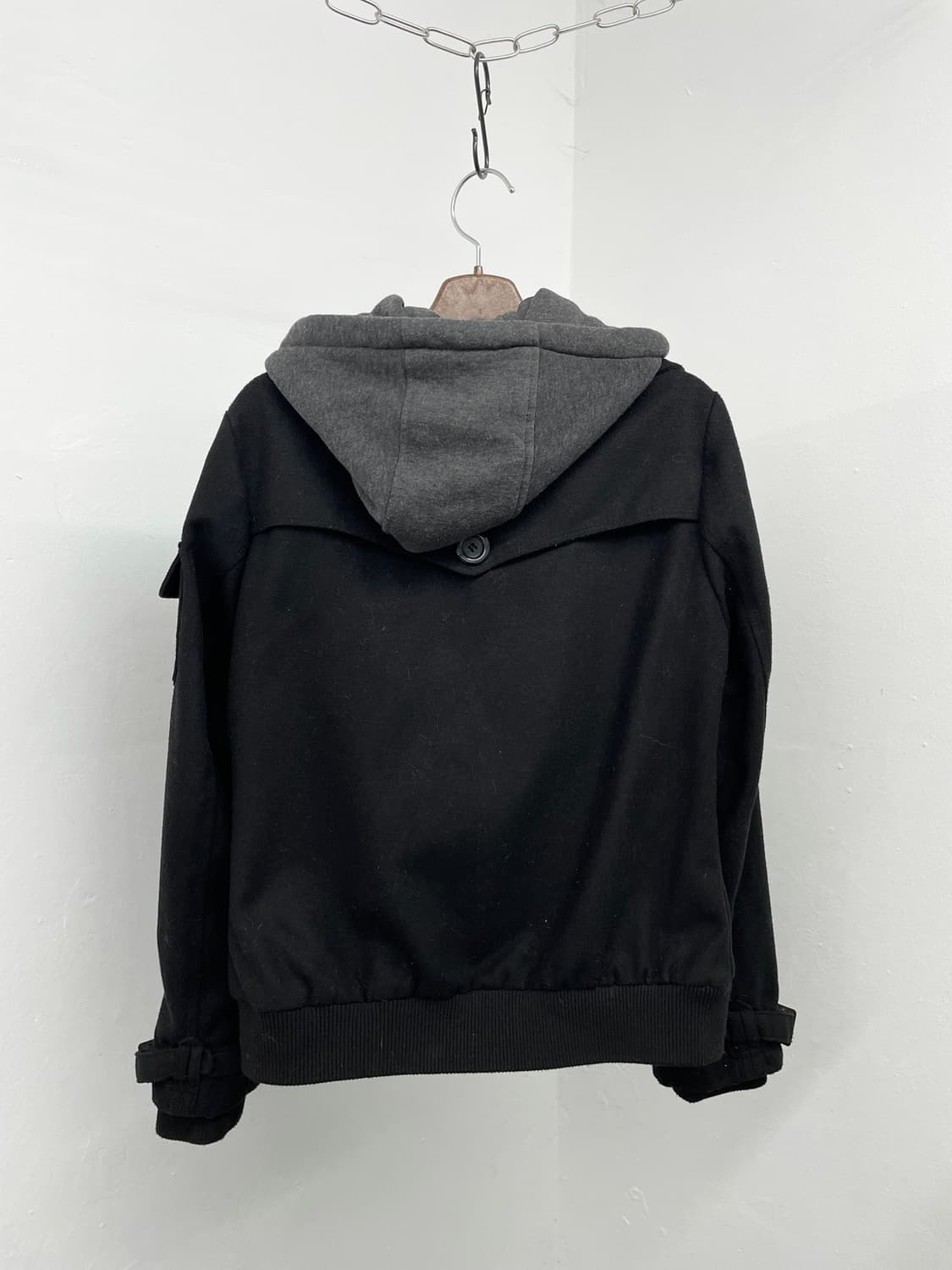 레이어드 버튼 버클 자켓  상품이미지4