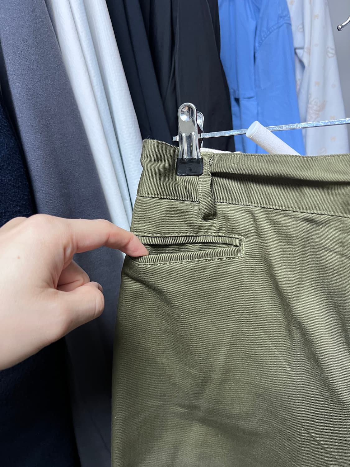 올리브 워크 팬츠 카네이테이 L 상품이미지2