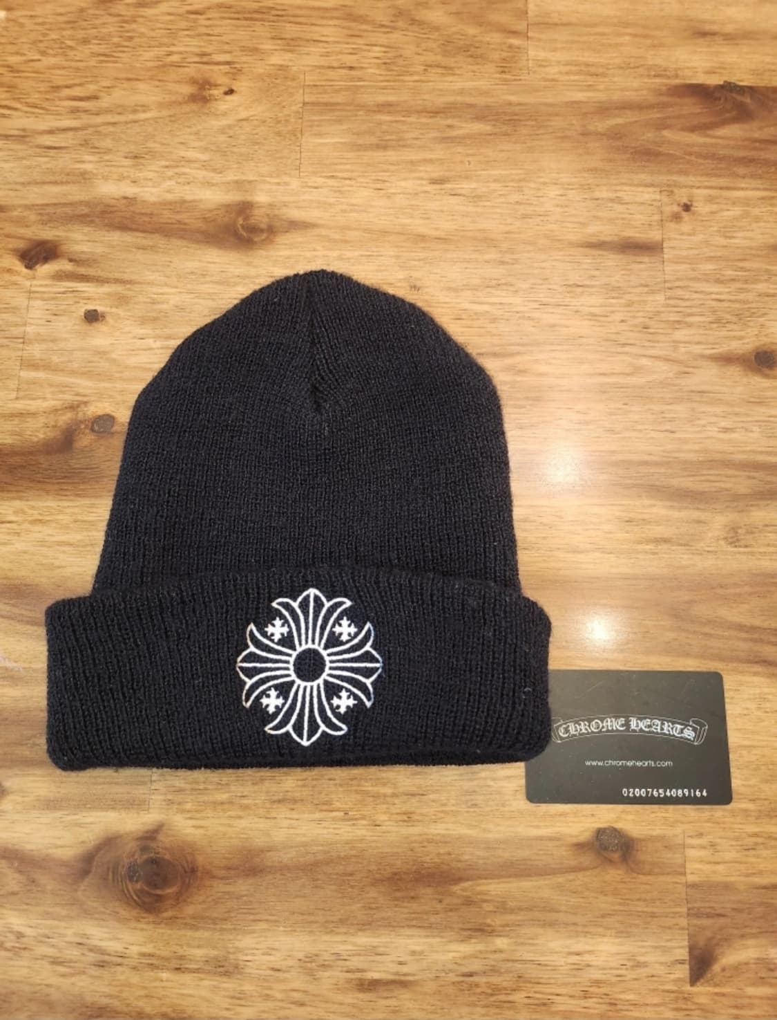 크롬하츠 블랙 울 비니 상품이미지2