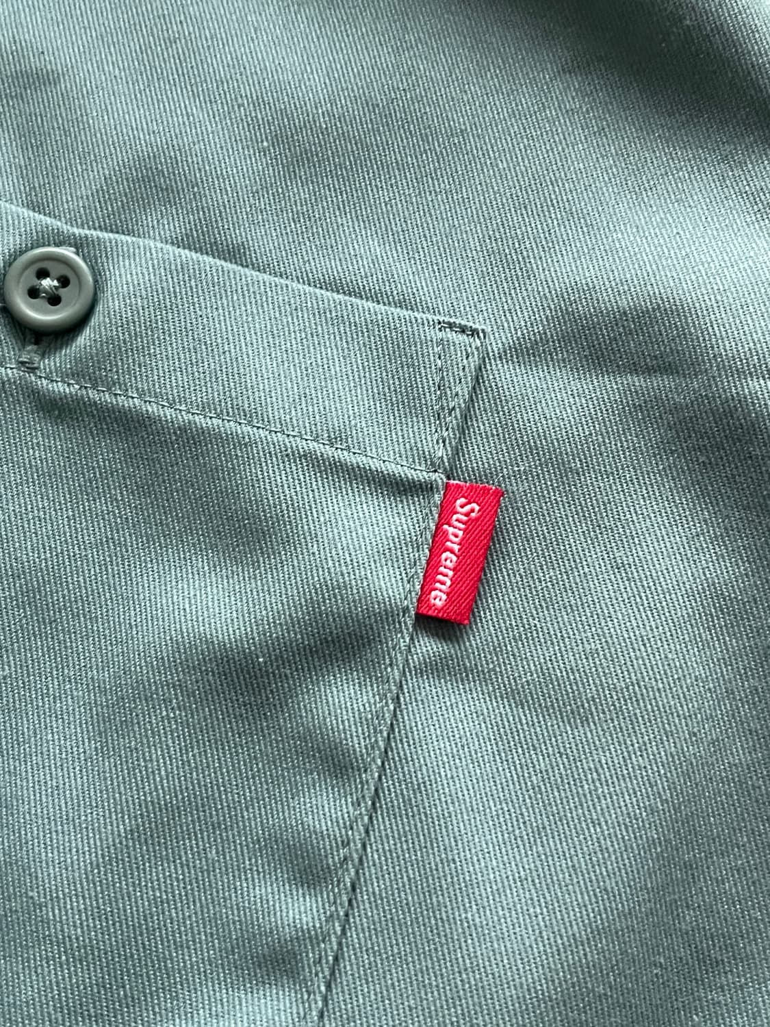 Supreme 슈프림x마이클잭슨 워크셔츠 올리브 M (100-105) 상품이미지3