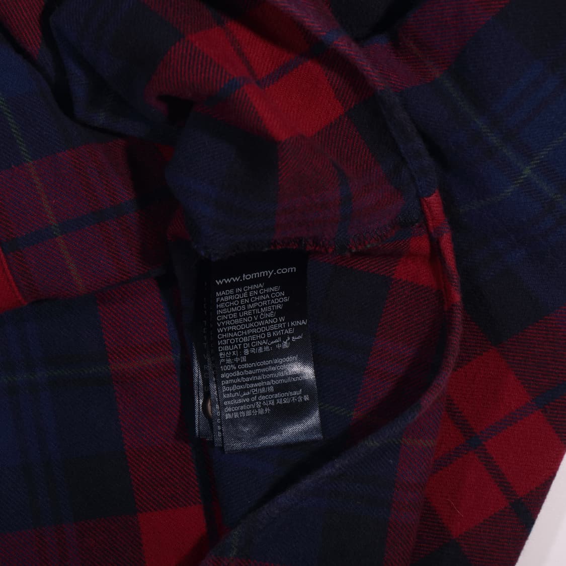 타미힐피거 진스 체크 셔츠 원피스 B698 상품이미지4