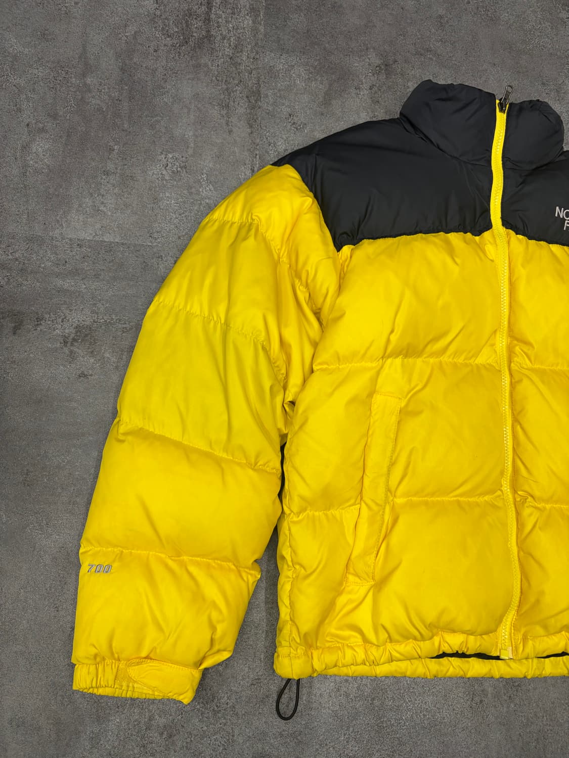 노스페이스 700 구형 눕시 옐로우  구스 패딩 자켓 상품이미지2