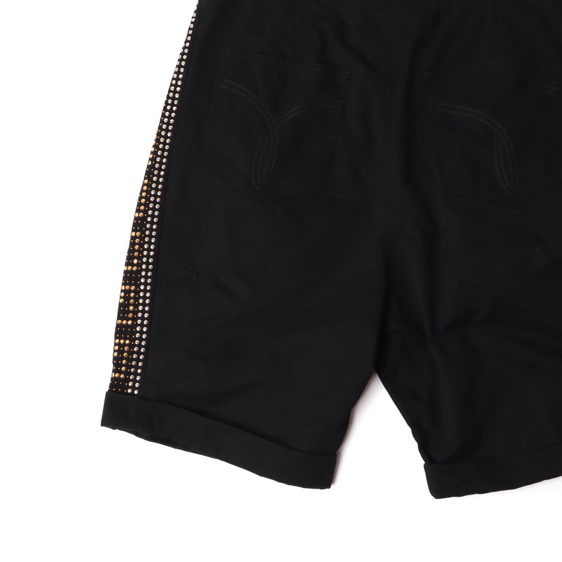 베르사체 x h&m 스터드 핀턱 쇼츠 블랙 상품이미지7