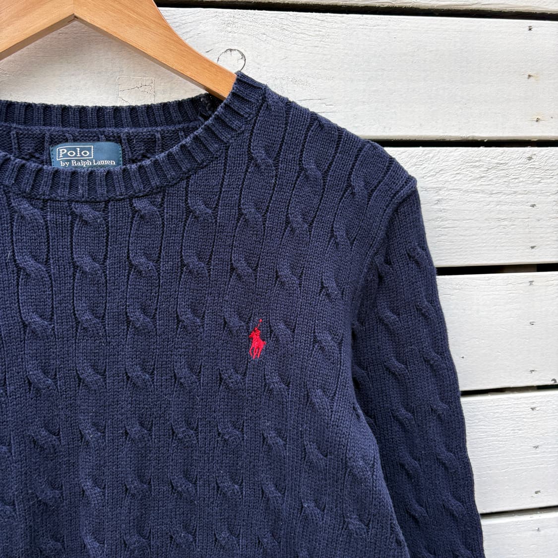 Polo 폴로 케이블 꽈배기 니트 상품이미지4