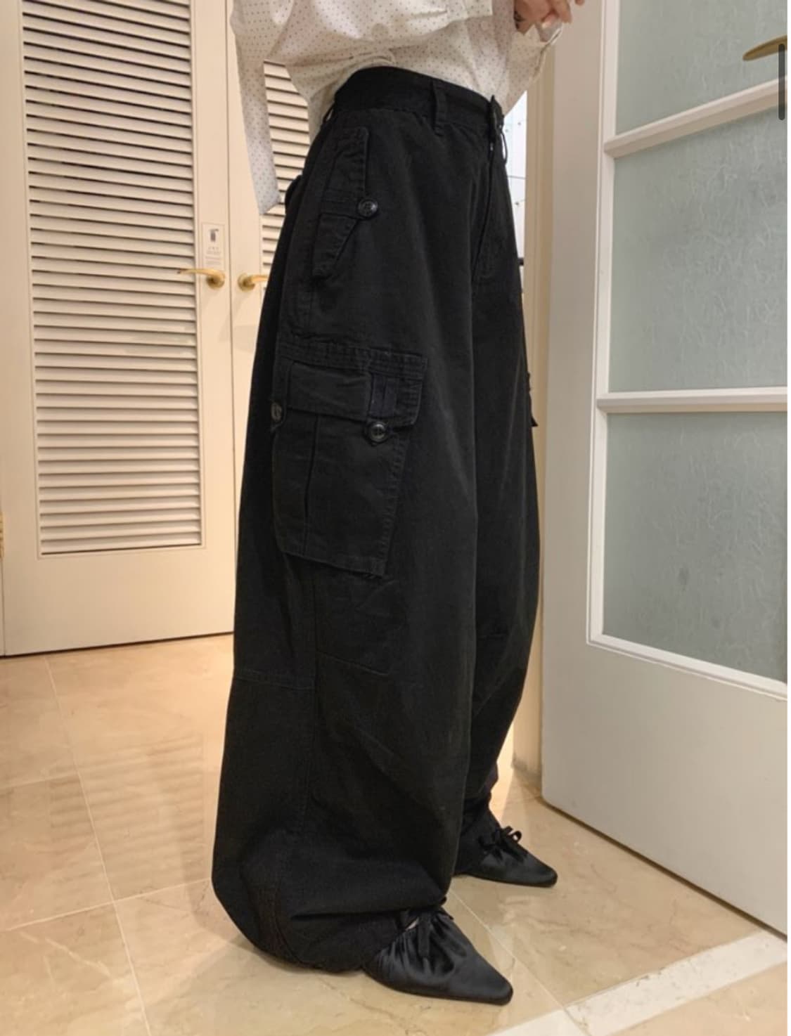 카고 다잉 벌룬 팬츠 (밑단 스트링, 핏 보장) 상품이미지1