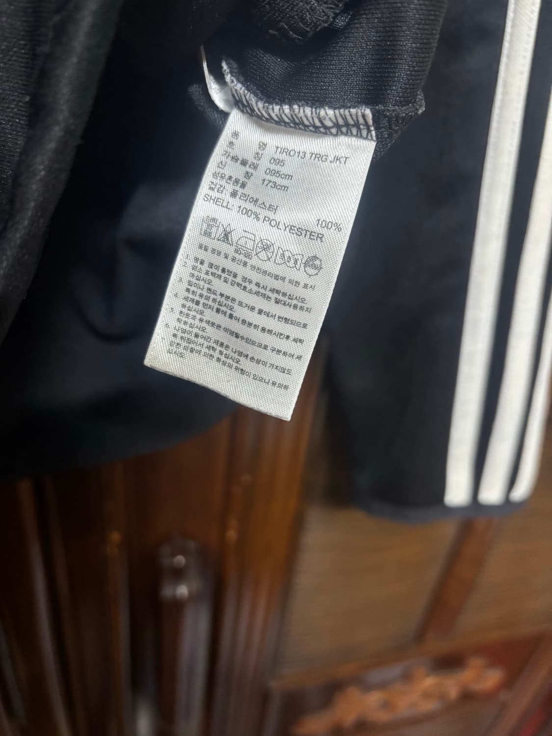 [ADIDAS] 아디다스 삼선 트랙탑 져지 블랙 상품이미지5