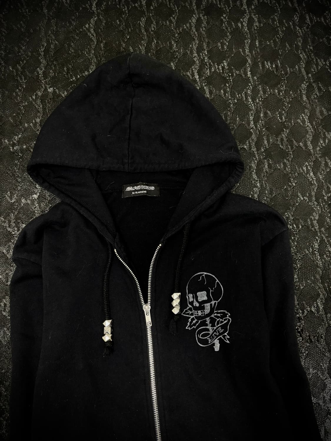 “GLADNEWS” 00‘s Rare Design Skeleton Stu 상품이미지5