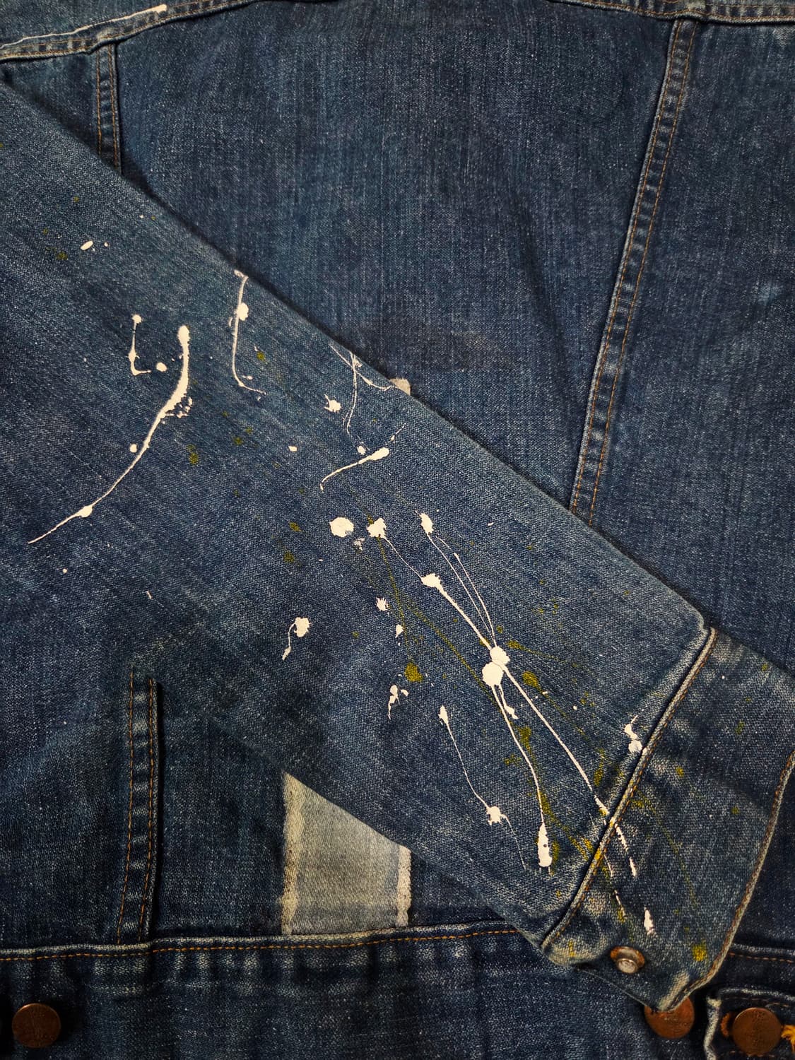 랭글러 124MJ 70s 데님 트러커 재킷 상품이미지8