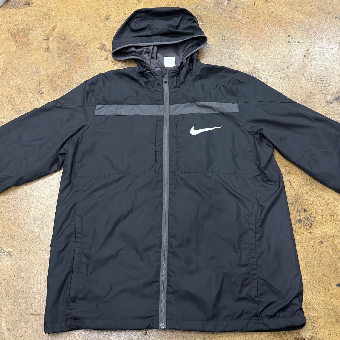 [정품/L] 나이키 후드 바람막이 블랙 b19 상품이미지3