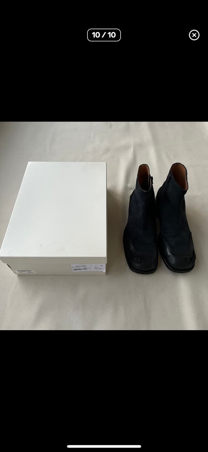 [43]메종 마르지엘라 S/S 2021 디스트로이드 스퀘어 토 타비 부츠 상품이미지10