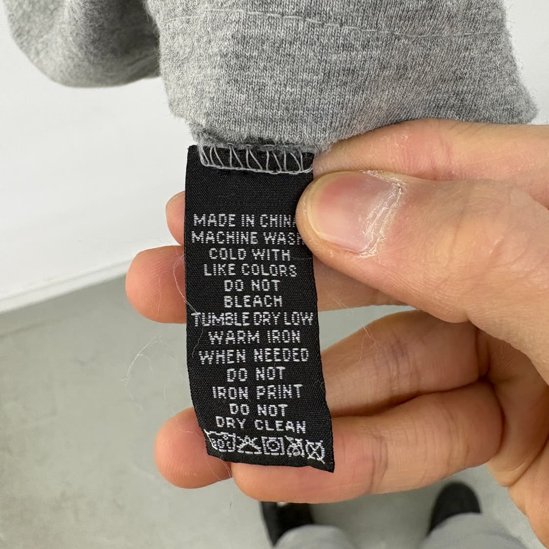 폴로진스 그레이 반팔 티셔츠 프린팅 남성XL 상품이미지6