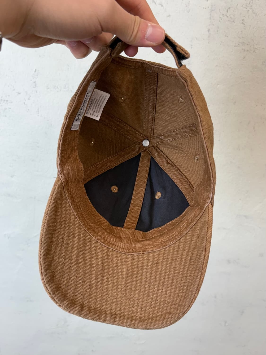 칼하트 IAB STUDIO 6패널 캔버스 볼캡 브라운 상품이미지5