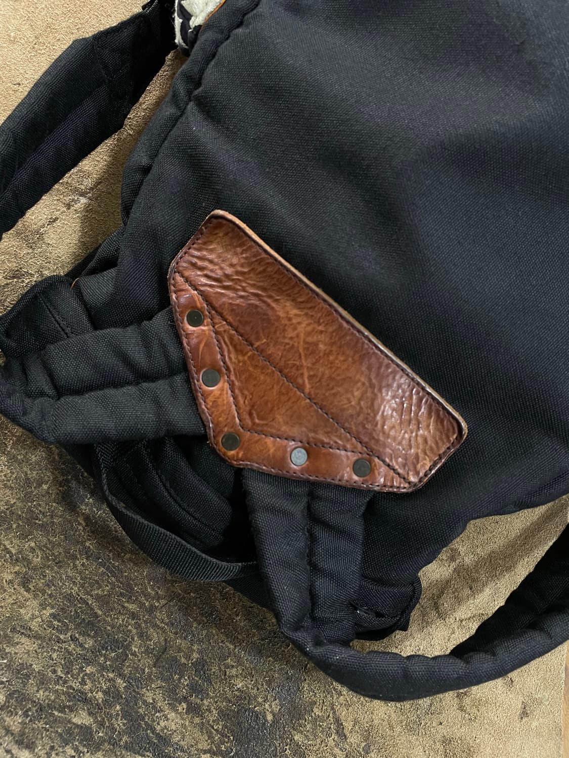 폴로랄프로렌(DS)/캔버스레더패치 백팩 상품이미지6