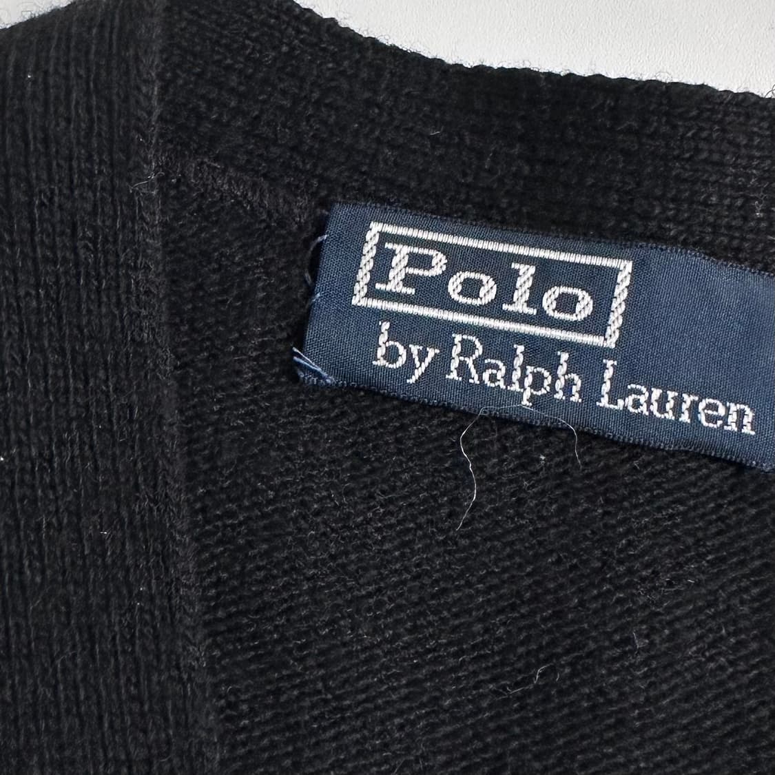 폴로 랄프로렌 블랙 울 가디건  상품이미지6