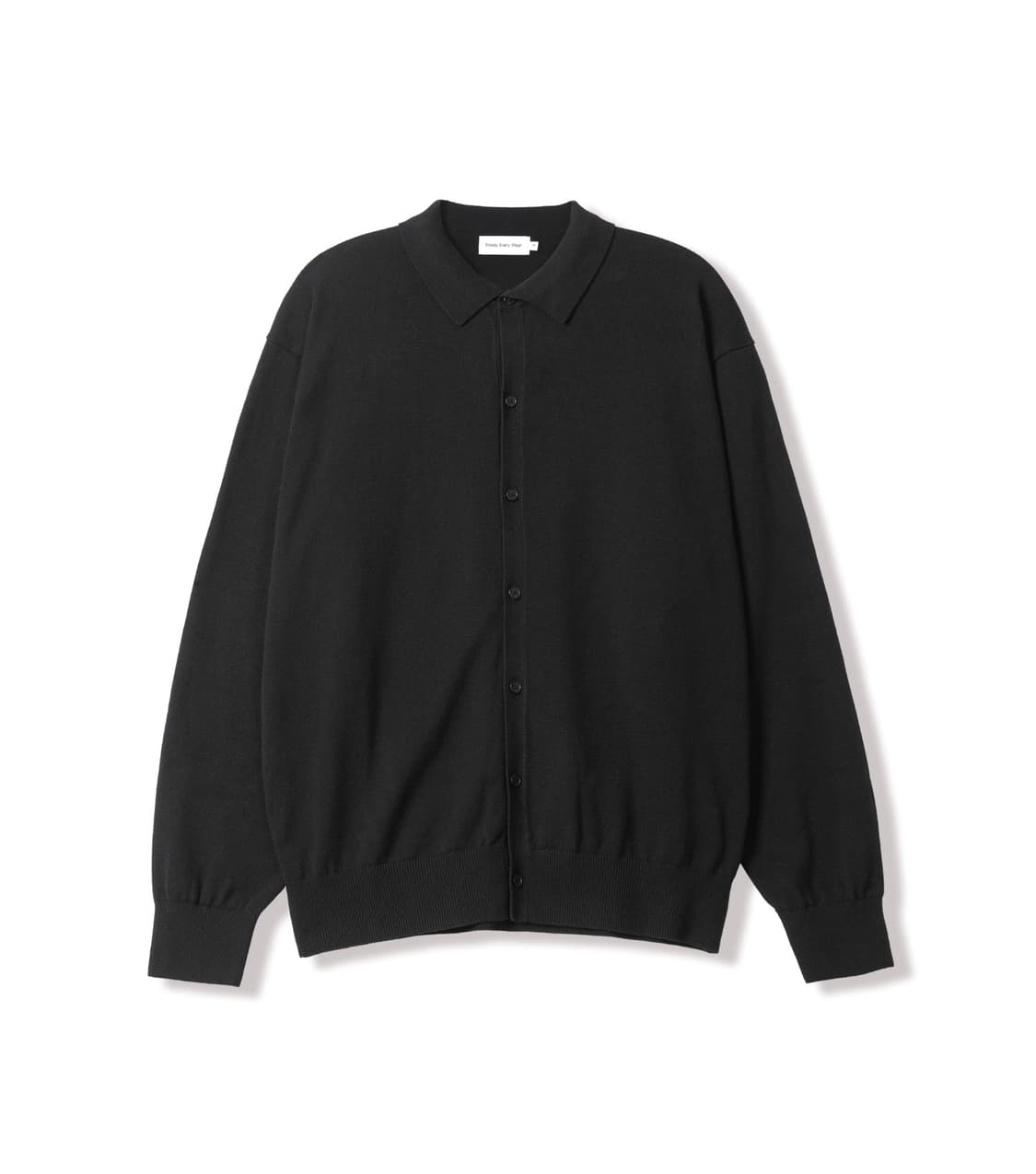 스테디에브리웨어 코튼 칼라 가디건 블랙 1사이즈 새상품 상품이미지4