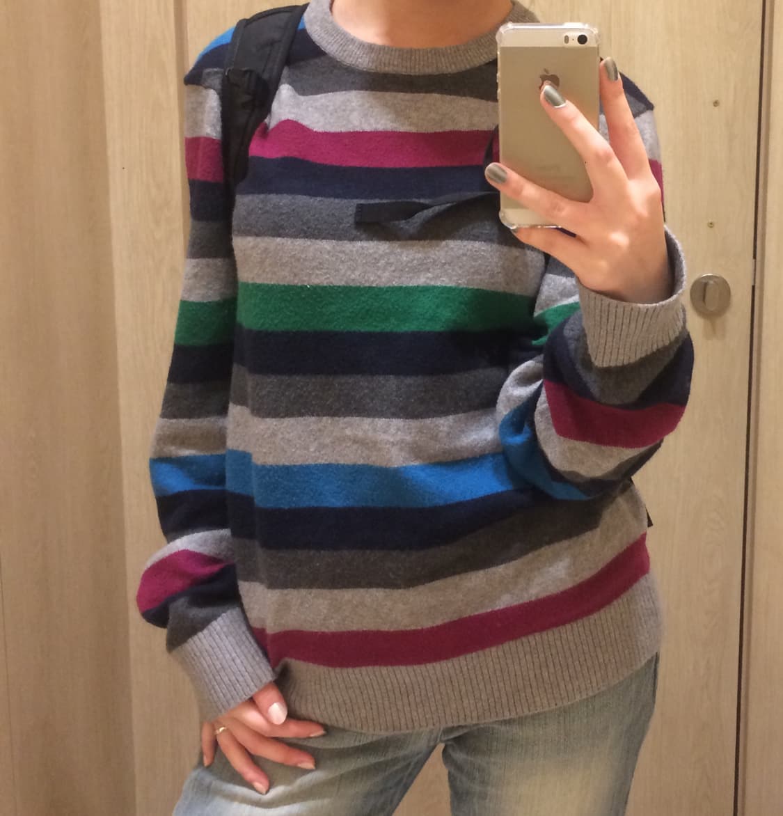 타미힐피거 스트라이프 니트 상품이미지1