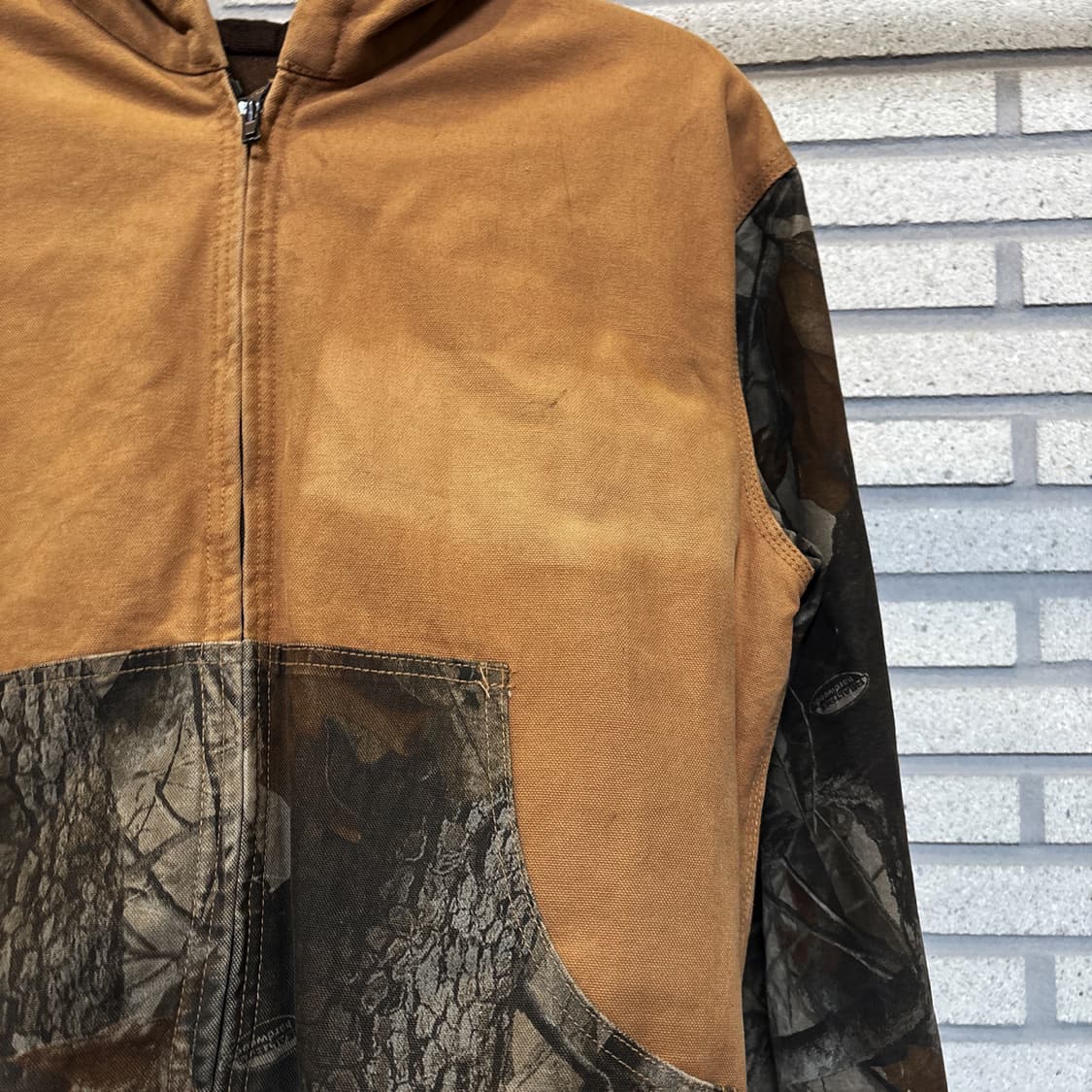 레드헤드 리얼트리 워시드 액티브 후드자켓 기모안감 디테일 상품이미지6