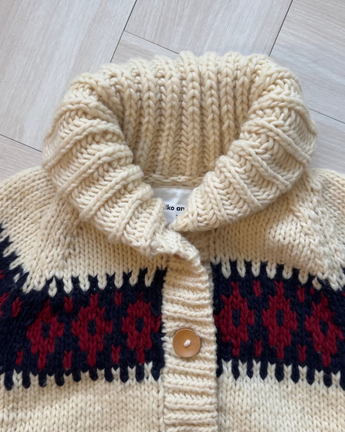 [niko and] heavy wool knit cardigan 상품이미지2