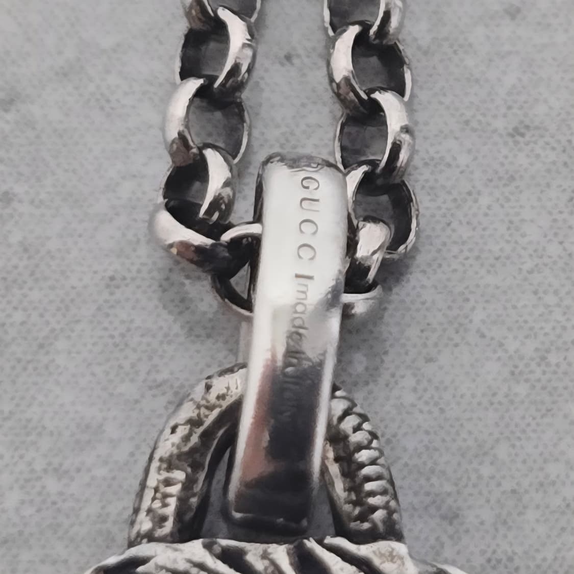 구찌 인터로킹 G 팬던트 네크리스 목걸이 판매 상품이미지4