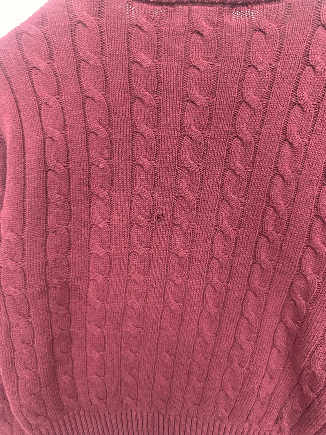 폴로 버건디 니트  상품이미지6