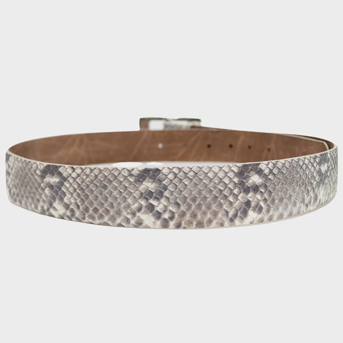 REAL WHITE SNAKE SCALE BELT 상품이미지6