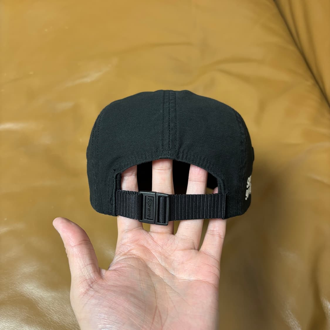 슈프림 캠프캡 모자 박스로고 22FW 밀리터리 블랙 상품이미지7