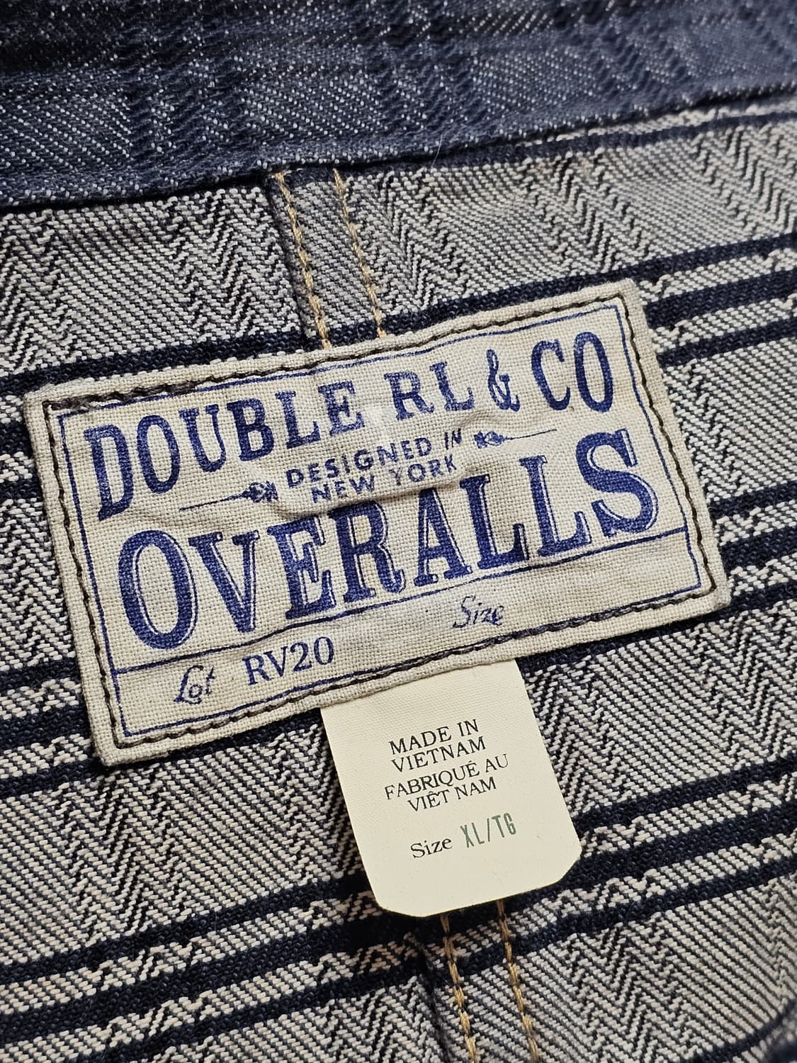 25SS RRL 플래드 자카드 데님 커버올 자켓 상품이미지5