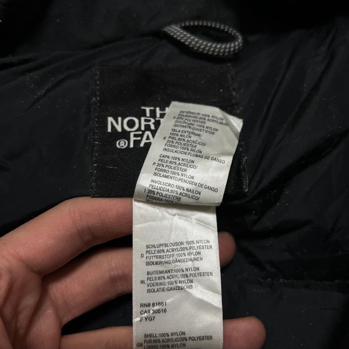 노스페이스 하이벤트 후드 패딩 점퍼 [블랙] XL/105 상품이미지6