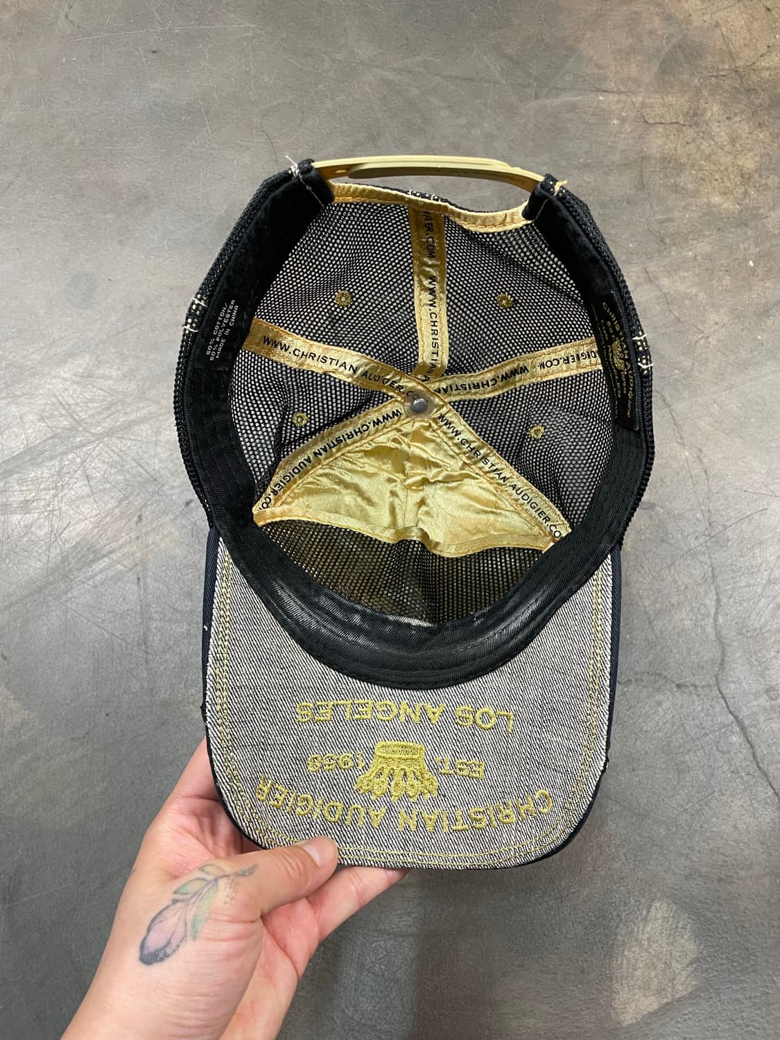 Vtg Y2K 자수 메쉬 캡 상품이미지7