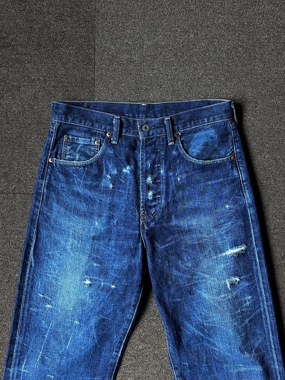 90’s Levi’s 702 대미지 디스트레스 와이드 진 상품이미지8
