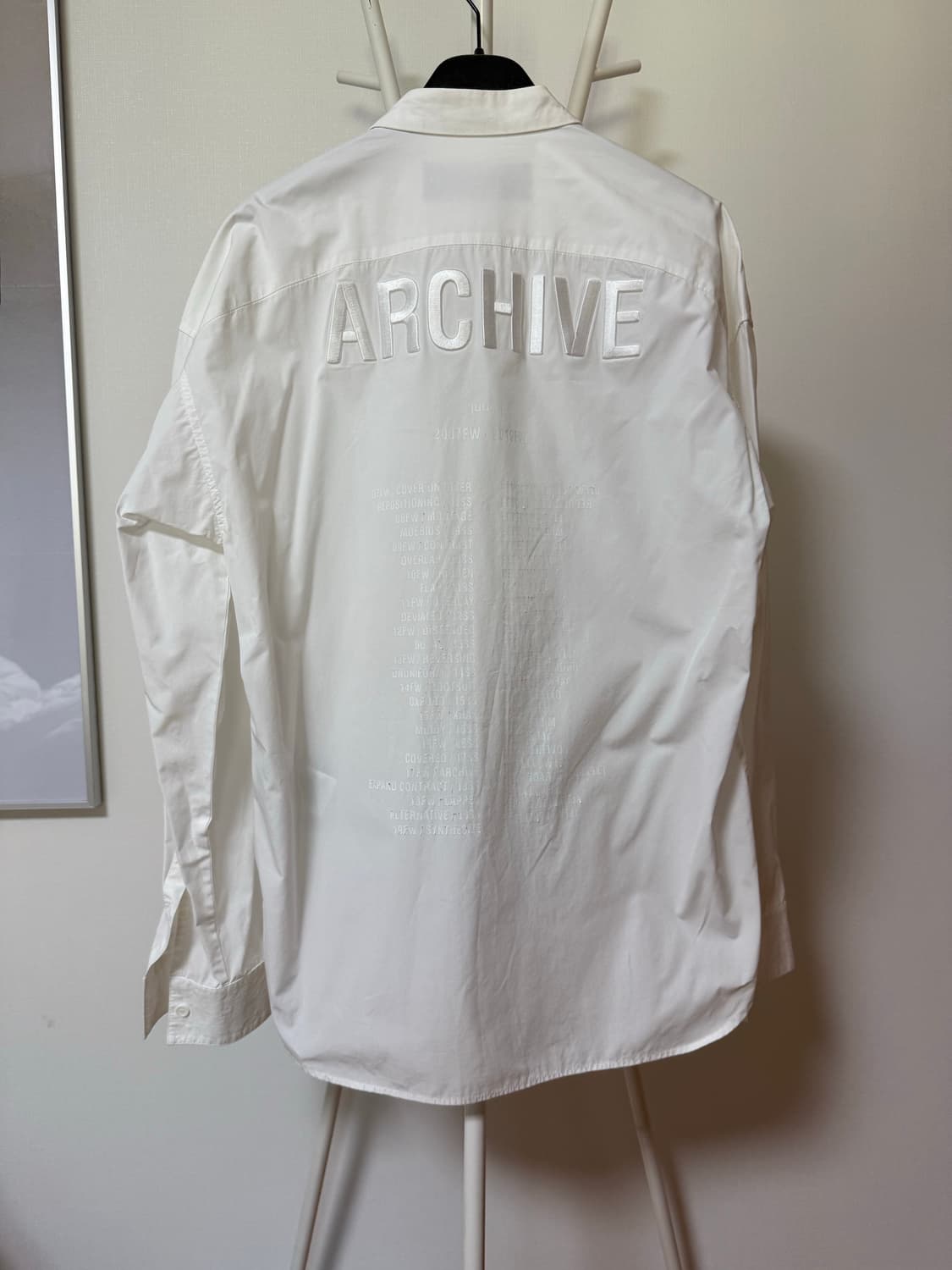 백 프린팅 셔츠 상품이미지5