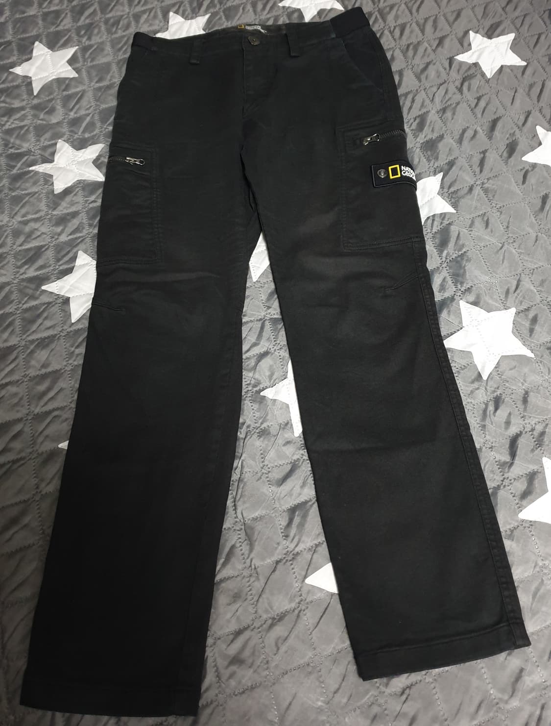 내셔널지오그래픽 스판 기본핏 카고 포디아 팬츠 블랙 (32) 상품이미지1