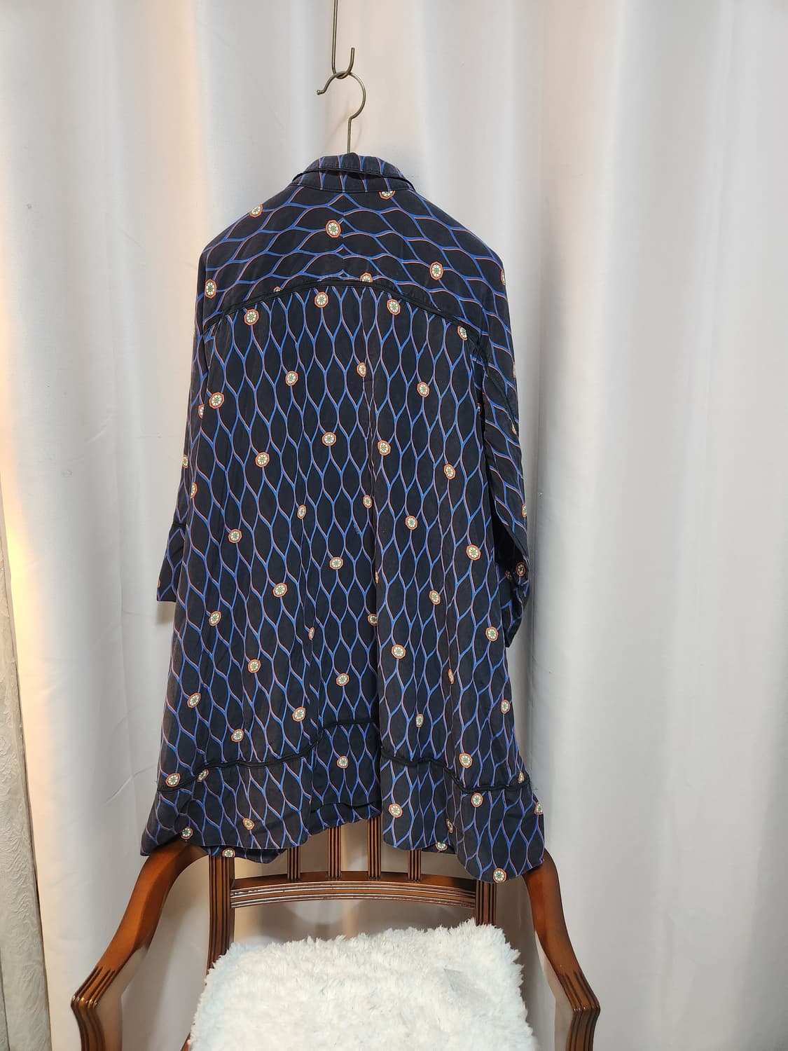 KENZOxH&M 패턴 플리츠 미니 원피스 상품이미지4