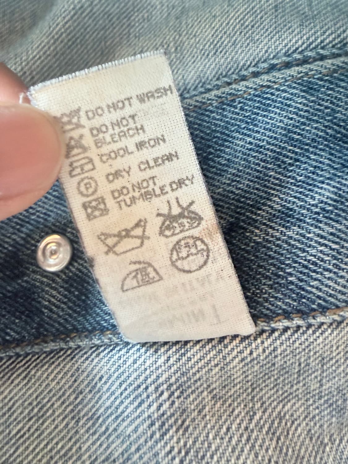 (Giorgio Armani) 조르지오 아르마니 빈티지 데님 자켓 상품이미지5