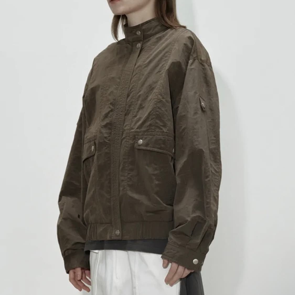 세릭 라이트 봄버자켓 브라운 상품이미지2