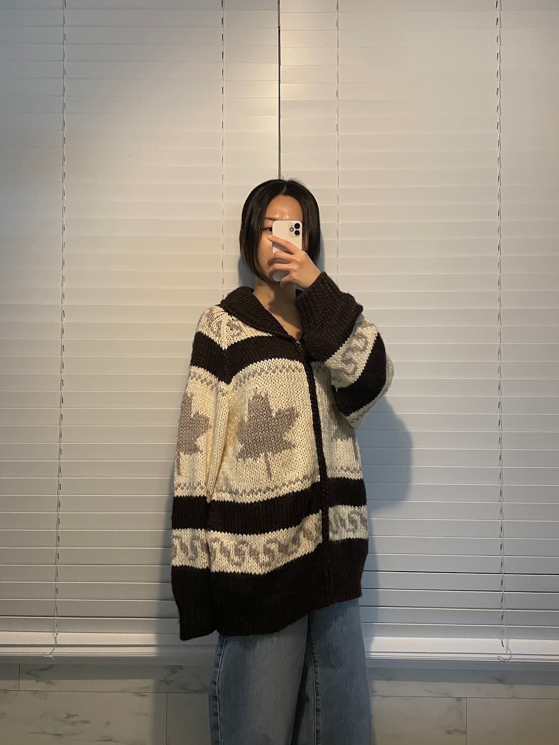 og 코위찬 집업 스웨터 상품이미지2