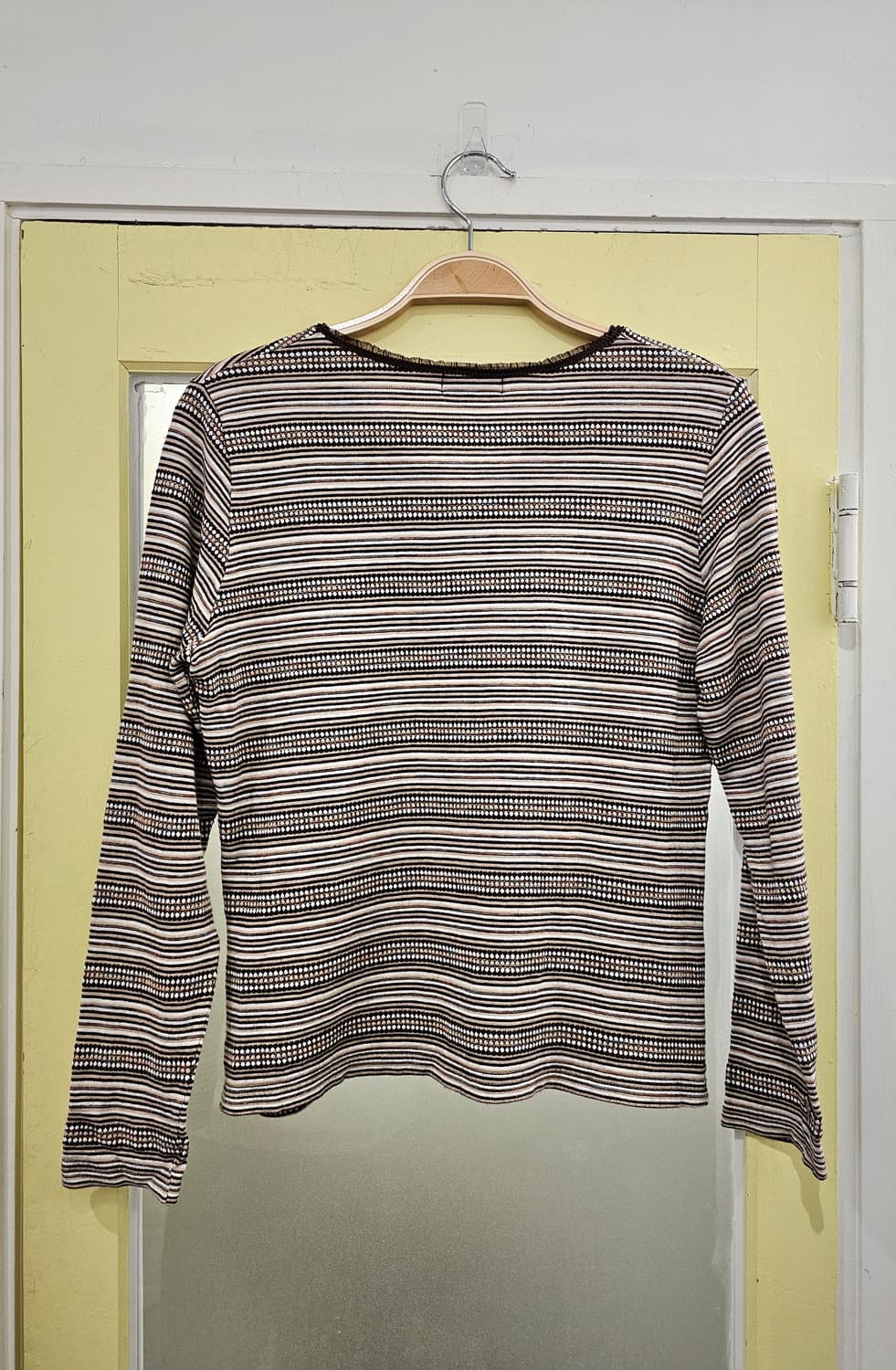 Donnez-Moi 에스닉 브라운 스트라이프 T 상품이미지4