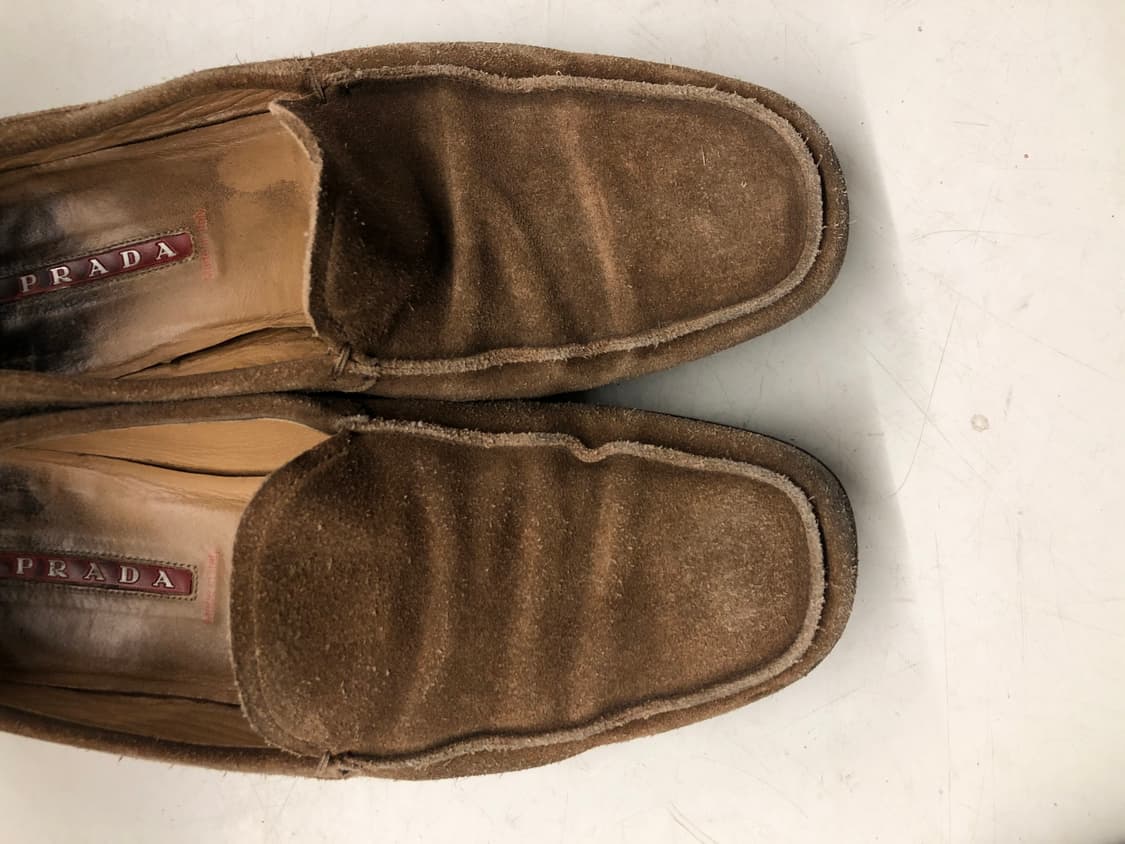 Prada 스웨이드 로퍼 UK7.5 상품이미지5