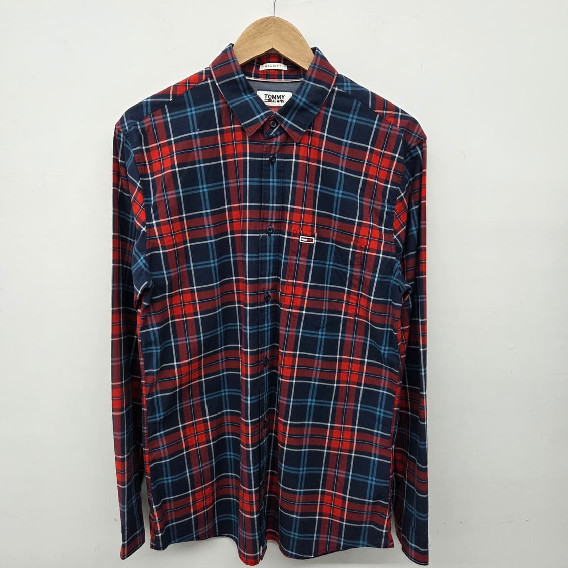 타미힐피거 체크 셔츠 남L 상품이미지2