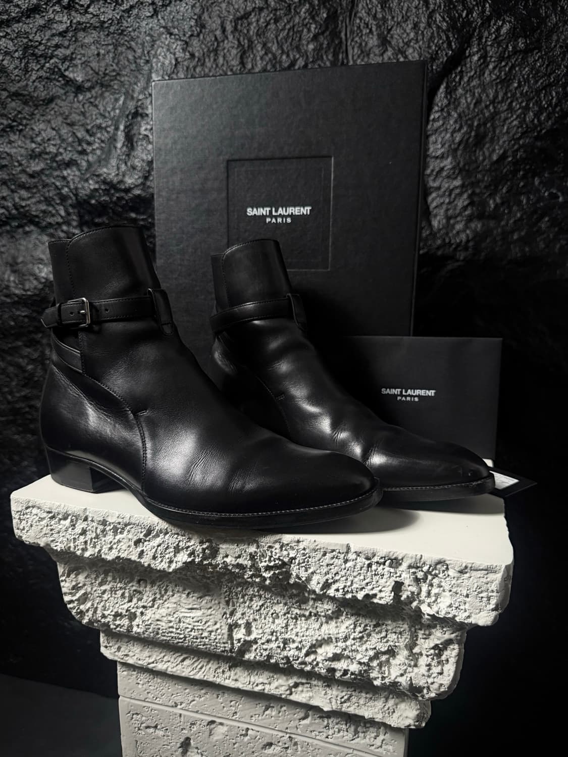 SAINT LAURENT 16fw Jodhpur Leather Boots 상품이미지1